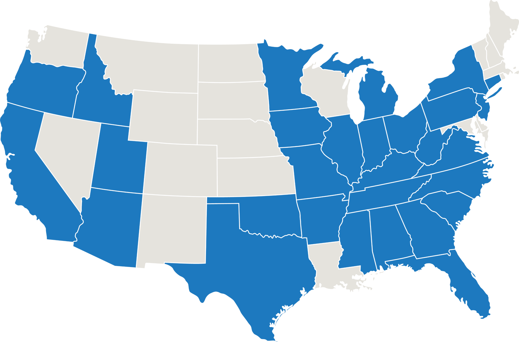 US-Map-Personal-Lines